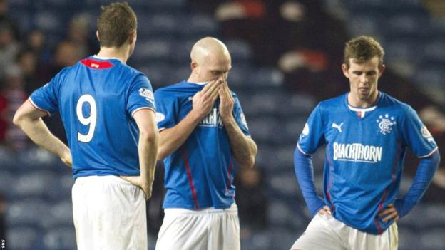 Stranraer take a point at Ibrox to spoil Rangers' perfect record in season 2013-14