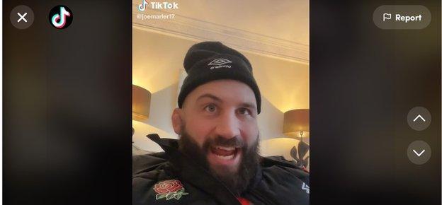 Joe Marler on TikTok