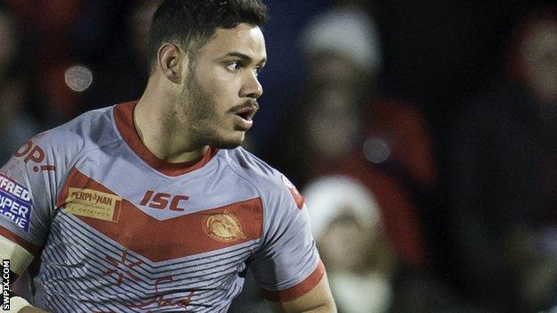 Catalans Dragons: Brayden Wiliame signs new two-year ...
