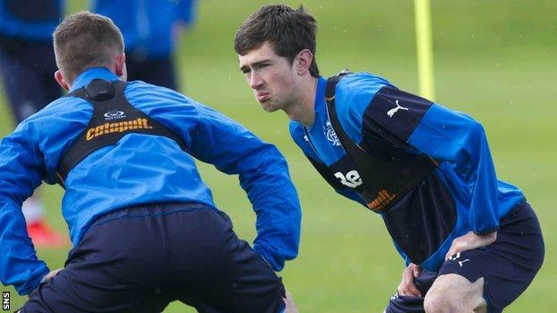 Ryan Hardie is available for selection for Rangers against Raith Rovers