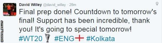 David Willey on Twitter
