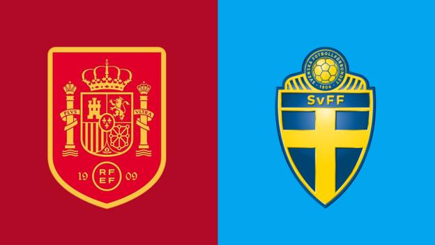 Spain v Sweden graphic