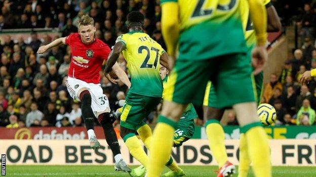 Norwich city vs online man united on tv