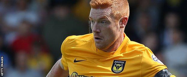 Dave Kitson in action for Oxford
