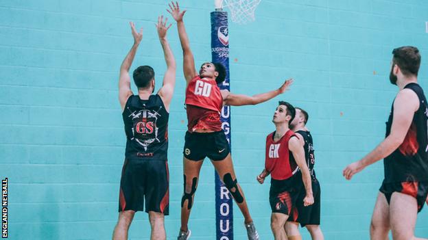 England Netball partners with Emmna to grow male participation - BBC Sport