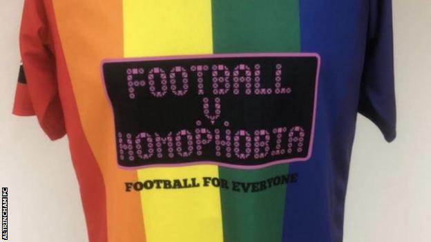 Altrincham FC go full rainbow with LGBTQ+ inspired shirt