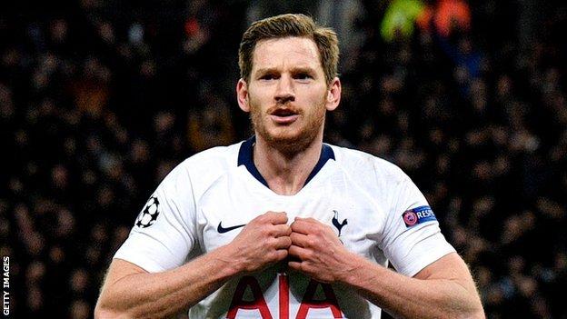 Tottenham's Jan Vertonghen