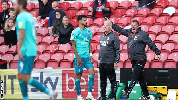 Middlesbrough assistants Ronnie Jepson and Kevin Blackwell take charge
