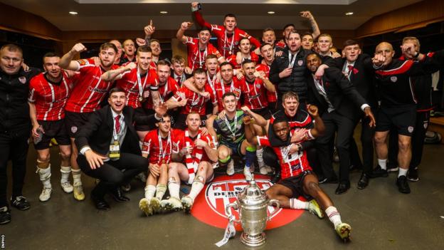 Derry City won the FAI Cup under Ruaidhri Higgins last season