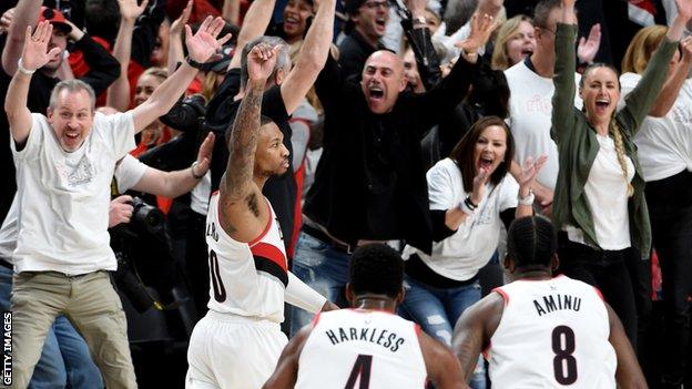 damian lillard buzzer beater