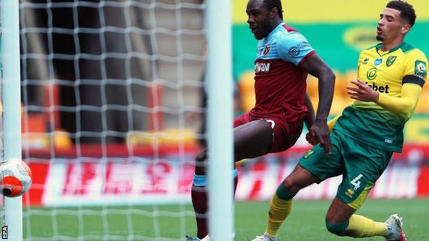 Michail Antonio destroyed Norwich with a devastating performance in front of goal