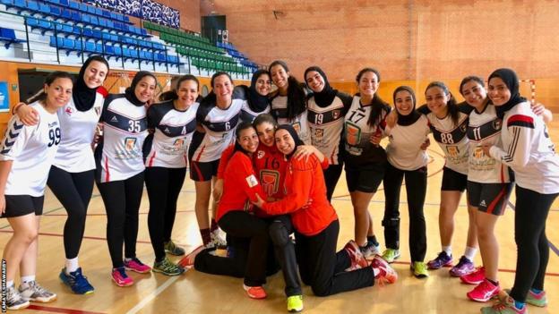 Egypt's 2018 Women's World Junior Handball Championships squad