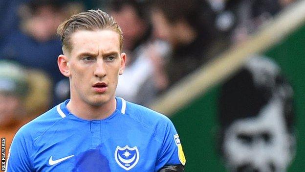 Ronan Curtis: Portsmouth striker ruled out with freak finger injury - BBC  Sport