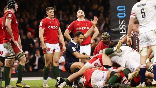 England score against Wales