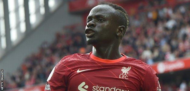 Sadio Mane in action for Liverpool