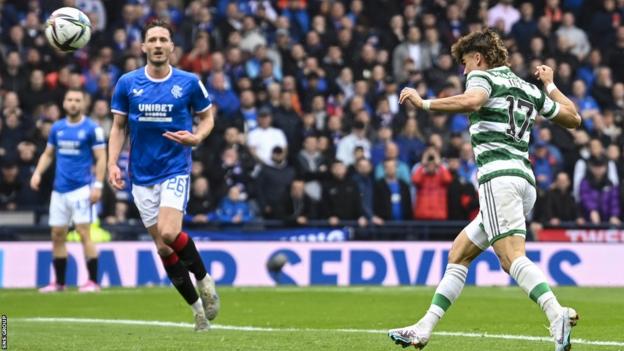 Jota heads Celtic in front at Hampden just before half-time