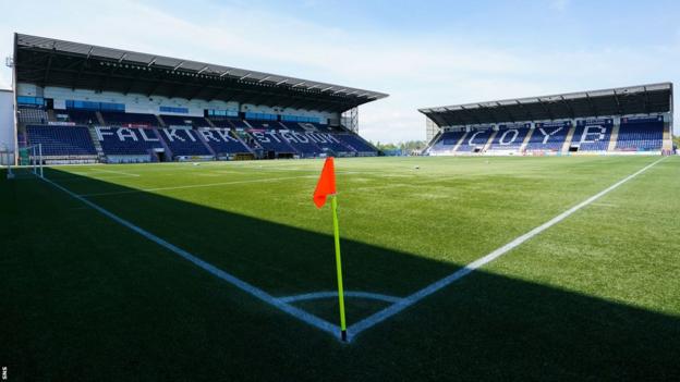 A general view of The Falkirk Stadium