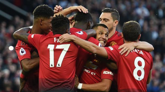 Paul Pogba scores as Man Utd beat Leicester 2-1 - Jose ...