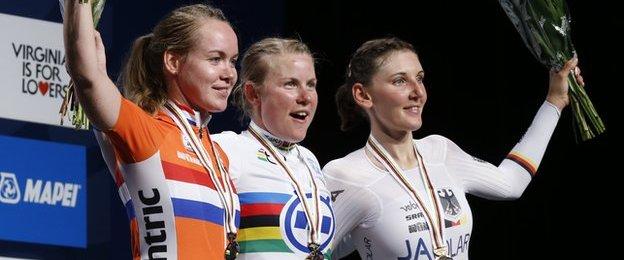 Linda Villumsen wins time-trial gold at World Championships - BBC Sport