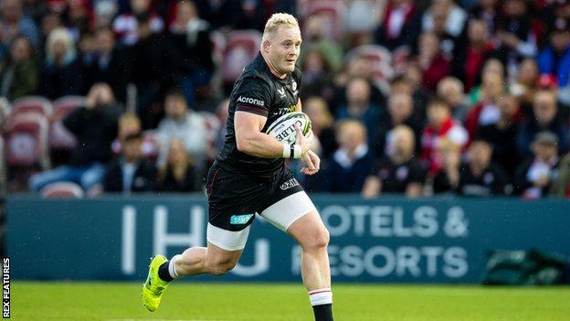 Vincent Koch playing for Saracens