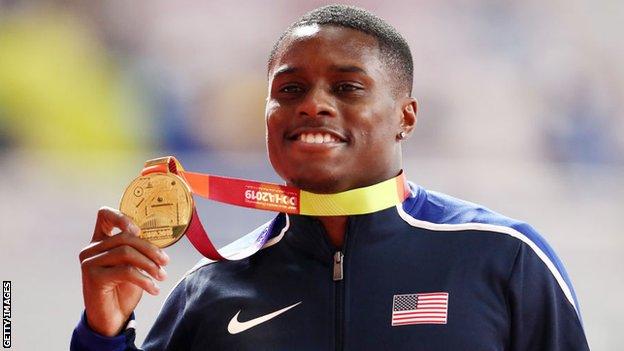 Christian Coleman banned for two years for missing drugs test - BBC Sport