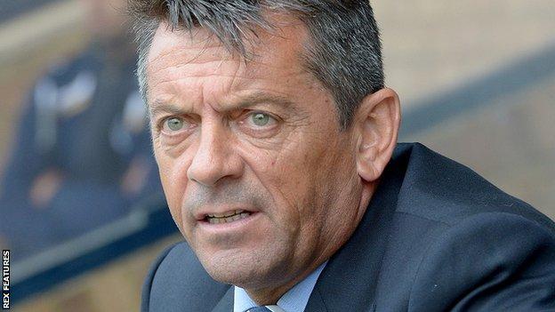 Southend boss Phil Brown