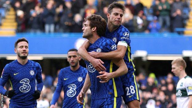 Marcos Alonso and Cesar Azpilicueta