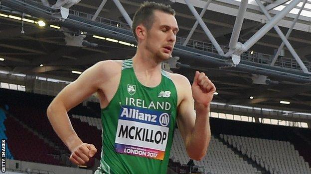 Michael McKillop began his paralympic career as a 15-year-old in 2005