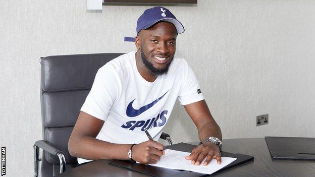 Tanguy Ndombele: Tottenham sign France midfielder from Lyon - BBC Sport