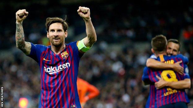 Tottenham 2-4 Barcelona: Messi scores twice as Spurs beaten in