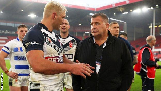 England coach Shaun Wane