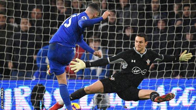 Callum Paterson scores the only goal of the game in Cardiff's victory over Southampton
