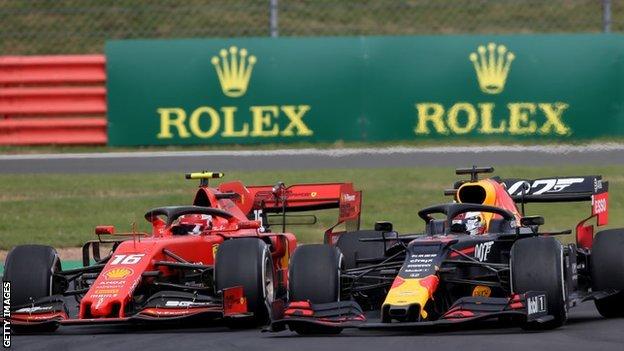 Charles Leclerc and Max Verstappen