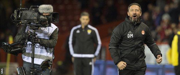 Aberdeen manager Derek McInnes