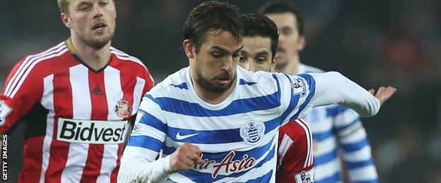 Niko Kranjcar in action for Queens Park Rangers