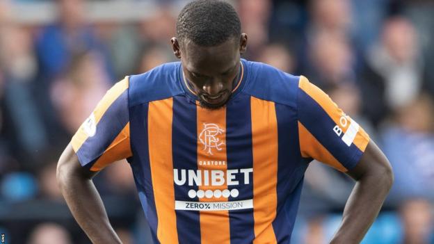 Rangers' Abdallah Sima is left disappointed