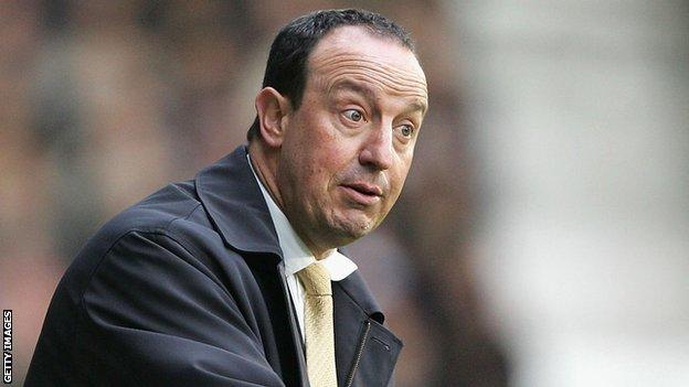 Benitez managed Everton's rivals Liverpool from 2004 to 2010