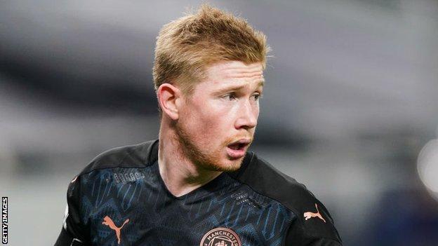 Man City's Kevin de Bruyne