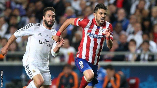 David villa atletico cheap madrid jersey