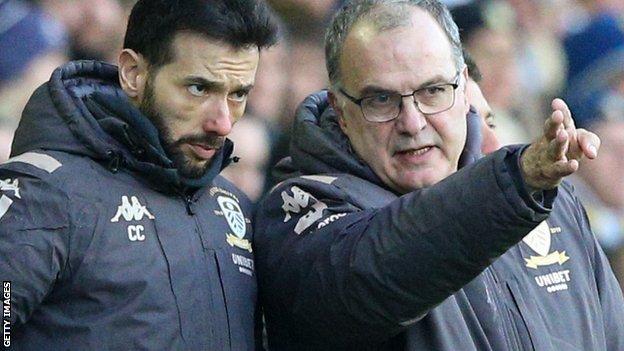 Carlos Corberan: Huddersfield Town boss maintains Marcelo Bielsa link  pre-Wembley - BBC Sport