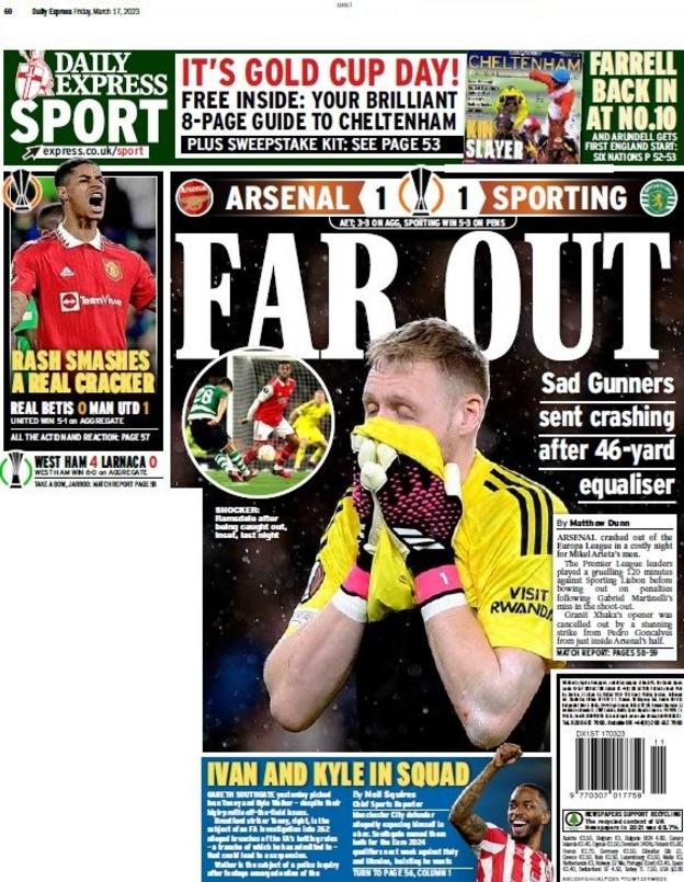 Friday's back pages - BBC Sport