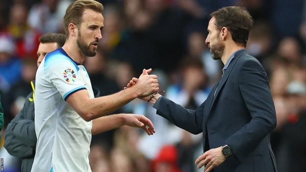 Harry Kane and Gareth Southgate