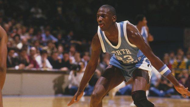 mj unc jersey