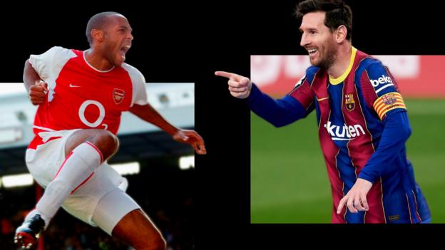 Henry and Messi