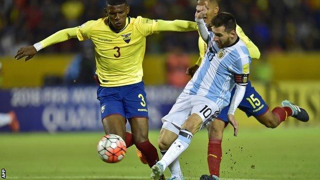 Argentina vs Ecuador score, result, highlights as Lionel Messi delivers  again to begin World Cup qualifying