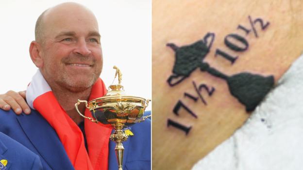 Ryder Cup Europe Captain Thomas Bjorn Gets Tattoo On Bottom After