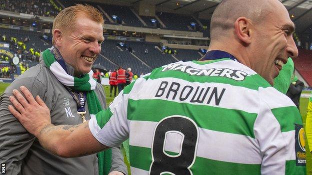 Neil Lennon ve Scott Brown