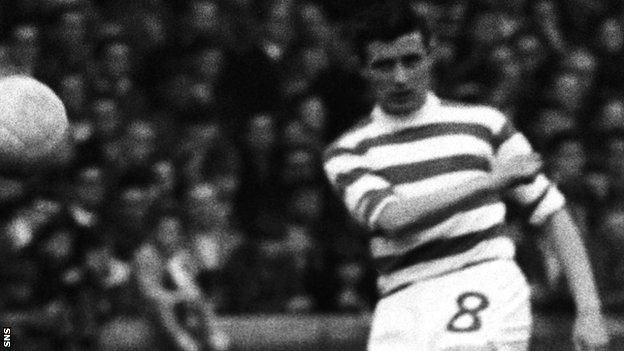 Charlie Gallagher won every domestic honour and the European Cup during 12 years with Celtic