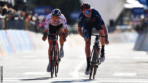 Giro d'Italia: Tao Geoghegan Hart wins stage 20 to share overall lead ...