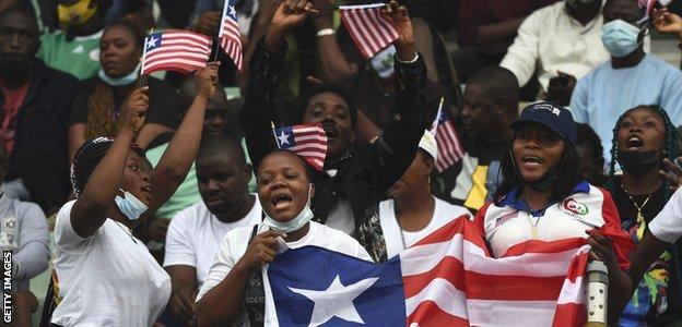 Liberia fans